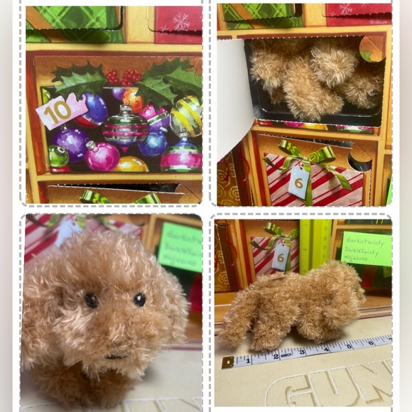 1 BRAND NEW GUND MINI MUTTSY PLUSH DOG ORNAMENT TOY APPROX 4” PRICE FIRM - Picture 9 of 15